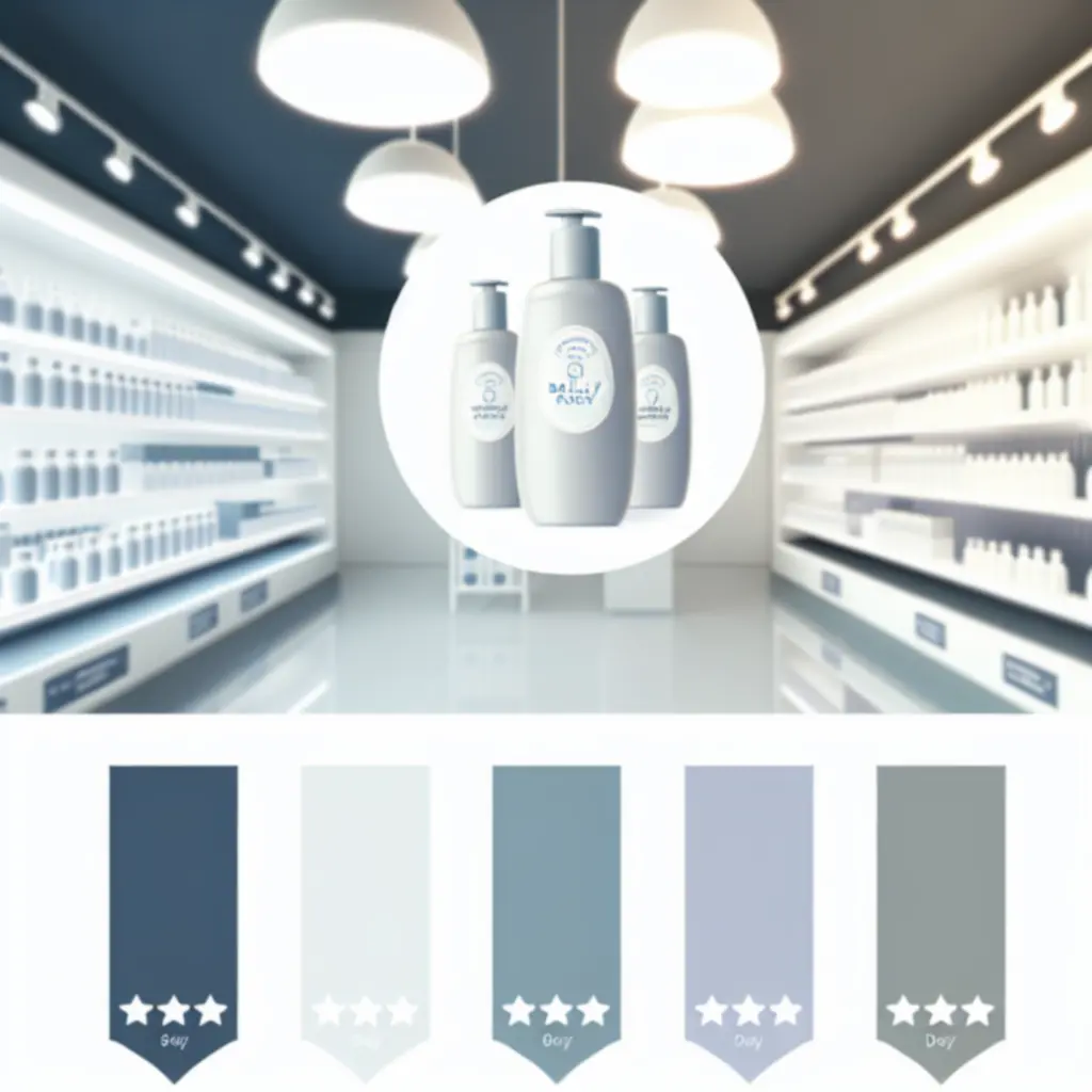 Półka z najwyżej ocenianymi produktami w nowoczesnym sklepie internetowym