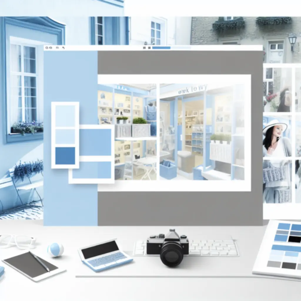 Nowoczesny, uspokajający baner sklepu internetowego Marketlifepl