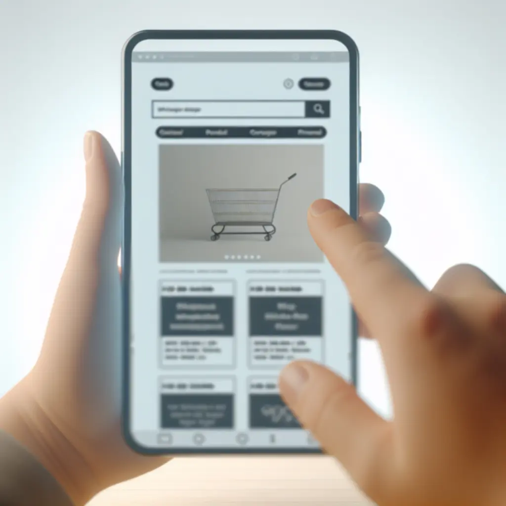 Responsywny interfejs zakupów mobilnych Marketlifepl