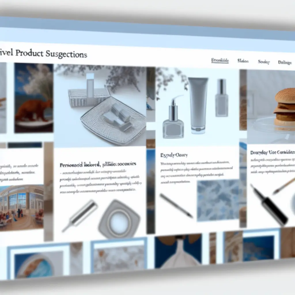 Karuzela spersonalizowanych rekomendacji produktów na stronie Marketlifepl