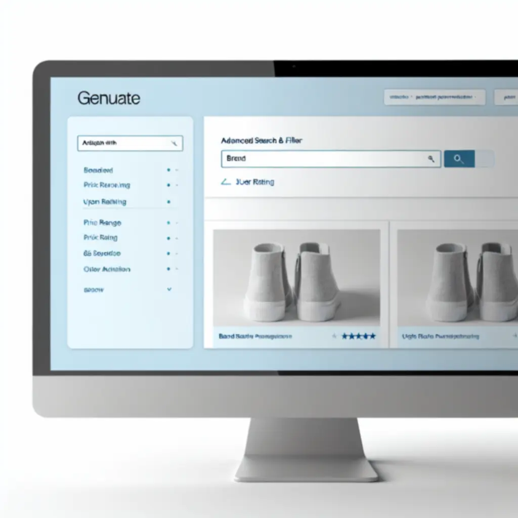 Widok panelu zaawansowanych filtrów wyszukiwania na komputerze