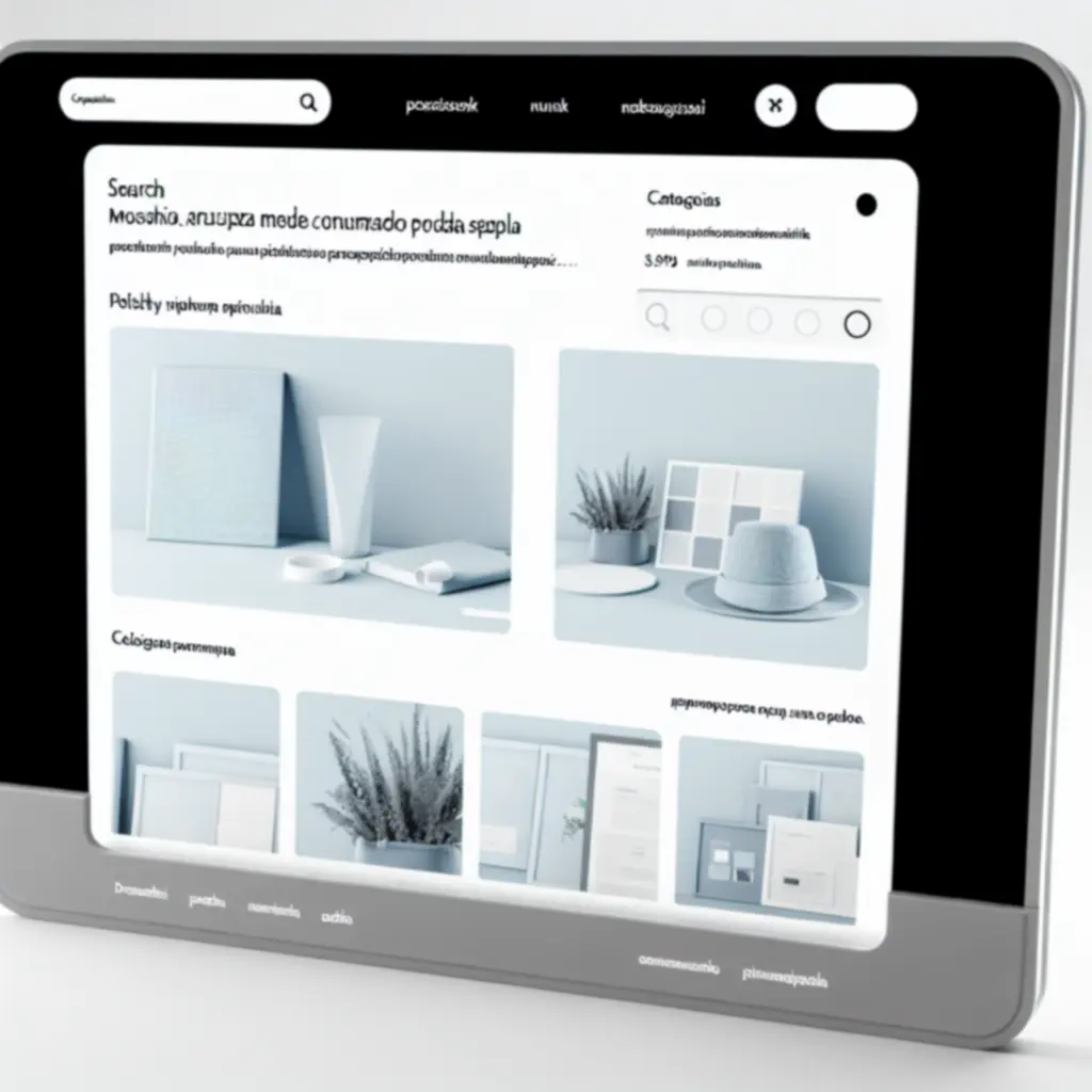 Widok strony wyszukiwania Marketlifepl z czytelnym paskiem wyszukiwania i listą produktów